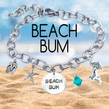 Load image into Gallery viewer, Beach Bum Block Font Bangle