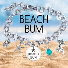 Load image into Gallery viewer, Beach Bum Block Font Bangle