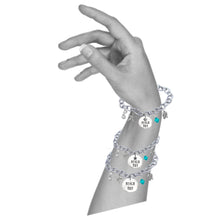 Load image into Gallery viewer, Beach Bum Skinny Caps Font Bangle