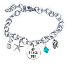 Load image into Gallery viewer, Beach Bum Skinny Caps Font Bangle