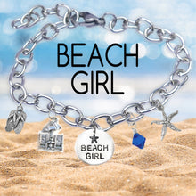Load image into Gallery viewer, Beach Girl Block Font Bangle