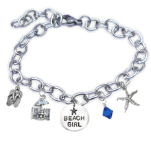 Load image into Gallery viewer, Beach Girl Block Font Bangle