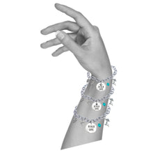 Load image into Gallery viewer, Beach Girl Skinny Caps Font Bangle