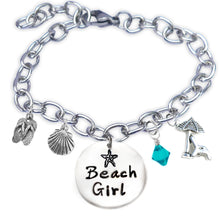 Load image into Gallery viewer, Beach Girl Sandprint Font