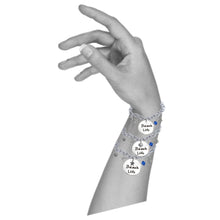 Load image into Gallery viewer, Beach Life Sandprint Font Bangle