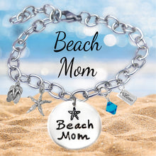 Load image into Gallery viewer, Beach Mom Sandprint Font Bangle