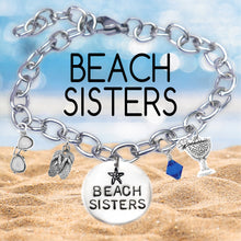 Load image into Gallery viewer, Beach Sisters Block Font Bangle