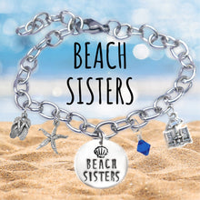 Load image into Gallery viewer, Beach Sisters Skinny Caps Font Bangle