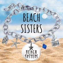 Load image into Gallery viewer, Beach Sisters Skinny Caps Font Bangle
