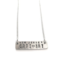 Load image into Gallery viewer, License Plate Necklace Cape May NJ Neckalce