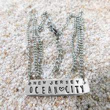 Load image into Gallery viewer, License Plate Necklace Ocean City NJ