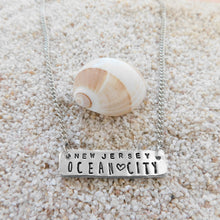 Load image into Gallery viewer, License Plate Necklace Ocean City NJ