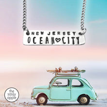 Load image into Gallery viewer, License Plate Necklace Ocean City NJ