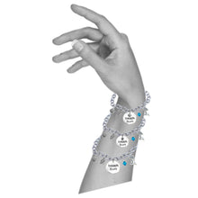 Load image into Gallery viewer, Beach Bum Lowercase Font Bangle