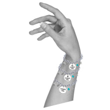 Load image into Gallery viewer, Beach Life Lowercase Font Bangle