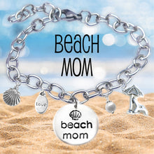 Load image into Gallery viewer, Beach Mom Lowercase Font Bangle