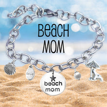 Load image into Gallery viewer, Beach Mom Lowercase Font Bangle