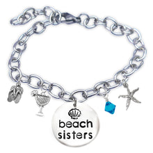 Load image into Gallery viewer, Beach Sisters Lowercase Font Bangle