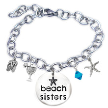 Load image into Gallery viewer, Beach Sisters Lowercase Font Bangle