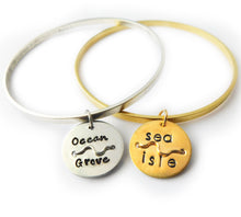 Load image into Gallery viewer, Beach Badge Flat Bangle