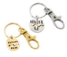 Load image into Gallery viewer, Beach Badge Keychain