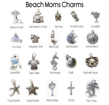 Load image into Gallery viewer, Beach Mom Bangle with Heart Initials