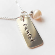 Load image into Gallery viewer, Sterling Name Tag