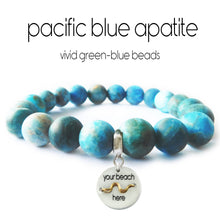 Load image into Gallery viewer, Beach Badge Beaded Bracelet