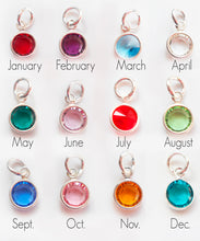 Load image into Gallery viewer, Personalized BIRDIE Charm Necklace with Sterling Silver Name