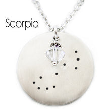Load image into Gallery viewer, Scorpio Zodiac Constellation Necklace

