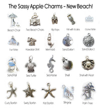 Load image into Gallery viewer, Mini Beach Tag Sterling Silver Necklace