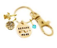 Load image into Gallery viewer, Beach Badge Keychain
