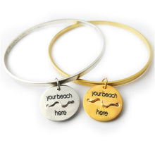 Load image into Gallery viewer, Beach Badge Flat Bangle