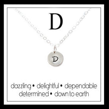 Load image into Gallery viewer, D - Alphabet Inspiring Necklace
