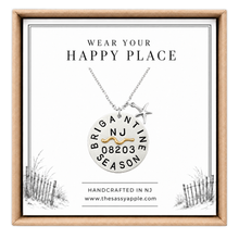Load image into Gallery viewer, Brigantine Beach Tag Necklace – Hand-Stamped NJ Jewelry
