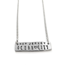 Load image into Gallery viewer, License Plate Necklace Ocean City NJ
