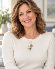 Load image into Gallery viewer, Family Birthstones Tree of Life Necklace
