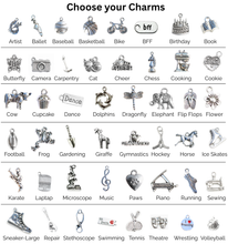 Load image into Gallery viewer, Little Letters Monogram Expandable Bangle
