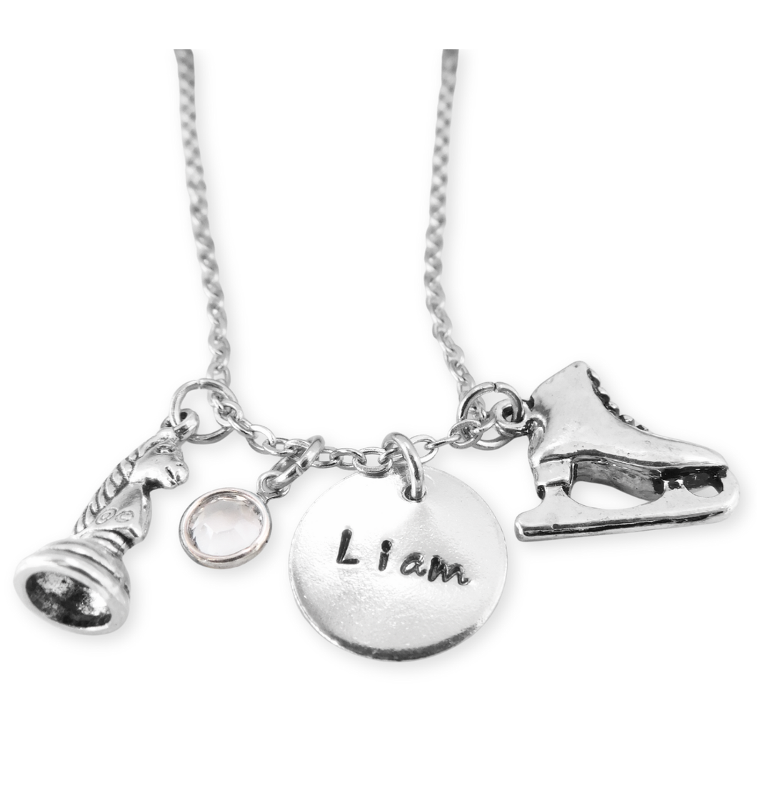 Say My Name Necklace with Charms