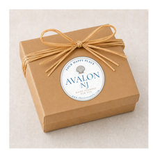 Load image into Gallery viewer, Avalon Kraft Gift Box with Raffia Ribbon
