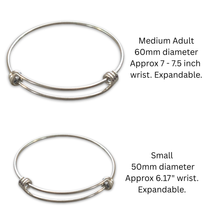 Load image into Gallery viewer, Little Letters Monogram Expandable Bangle
