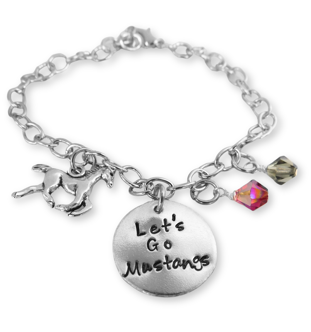 Marlton Middle School Mustangs Charm Bracelet