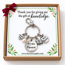 Load image into Gallery viewer, Thank You for Giving Me The Gift of Knowledge - Teacher Gift
