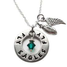 Load image into Gallery viewer, Fly Eagles Fly Round Necklace
