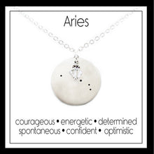 Load image into Gallery viewer, Aries Zodiac Constellation Necklace
