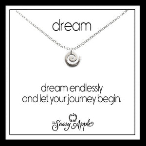 Dream - One Word Carded Necklace