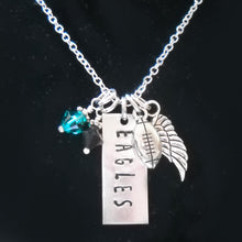 Load image into Gallery viewer, EAGLES Rectangle Tag Necklace
