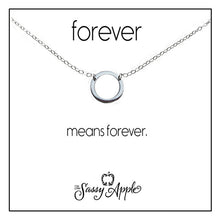 Load image into Gallery viewer, Forever - One Word Carded Necklace
