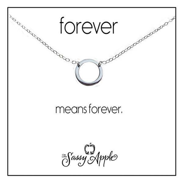 Forever - One Word Carded Necklace