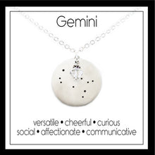 Load image into Gallery viewer, Gemini Zodiac Constellation Necklace
